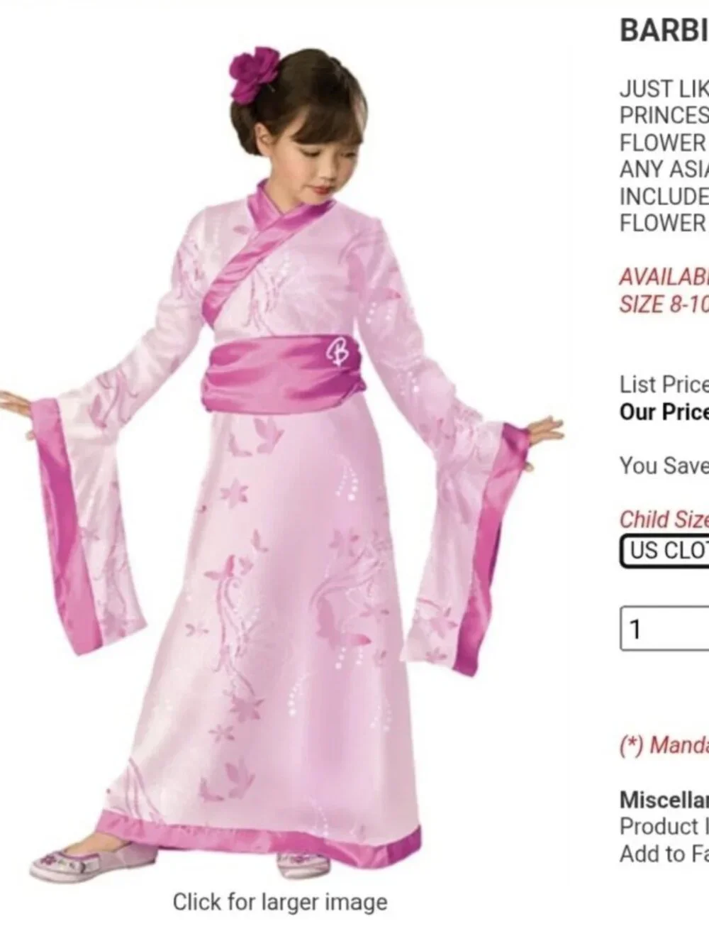 Barbie Vintage Kimono